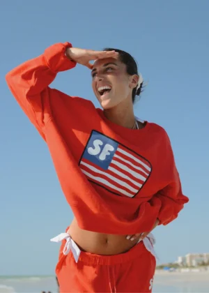 Americana Flag Crewneck